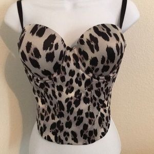 Victoria’s Secret Leopard Bustier
